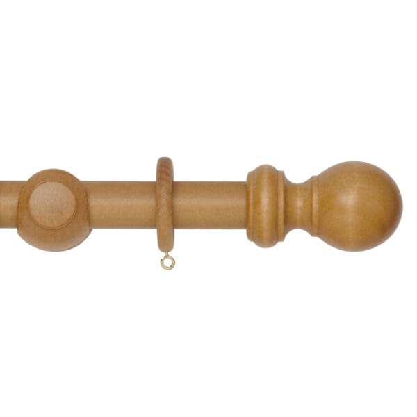Rolls Woodline Ball 28mm Wood Curtain Pole