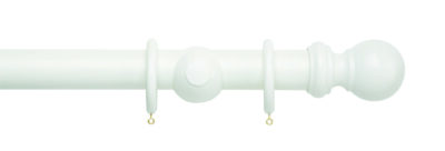 Rolls Woodline Ball 50mm Wood Curtain Pole