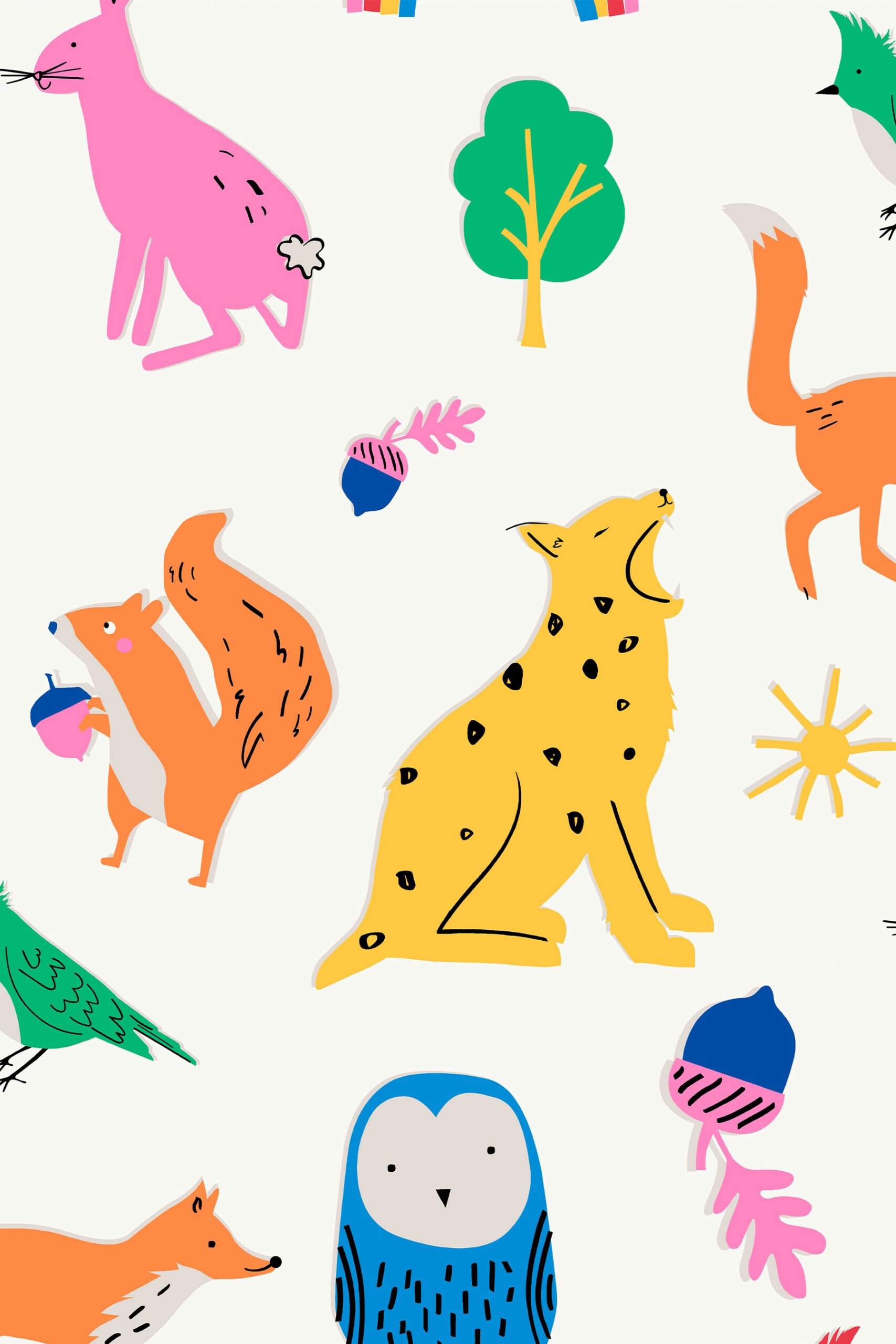 Joules Little Joules Country Critters Heroes Wallpaper