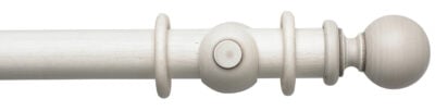 Rolls Modern Country Ball 45mm Wood Curtain Pole