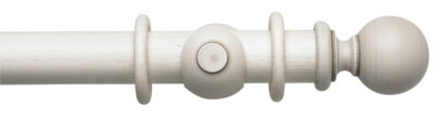 Rolls Modern Country Ball 55mm Wood Curtain Pole