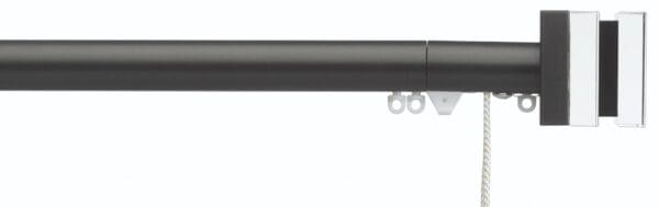 Silent Gliss 30mm Metropole Corded Black Cube
