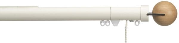 Silent Gliss 30mm Metropole Corded Fused Ball Oak