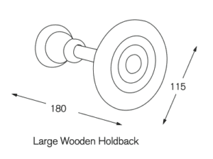 Cameron Fuller Large Wooden Holdback