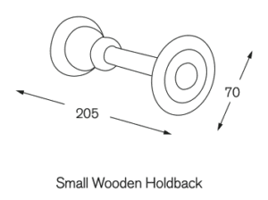 Cameron Fuller Small Wooden Holdback