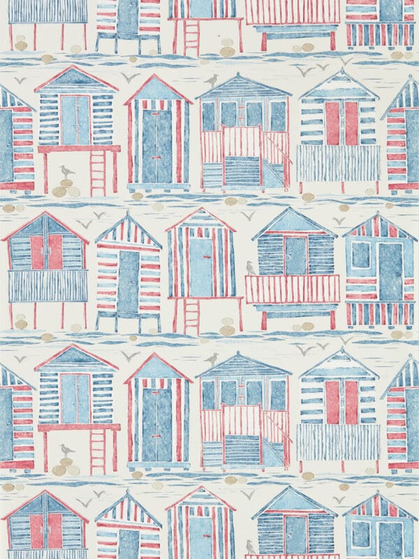 Sanderson Port Isaac Beach Huts Wallpaper