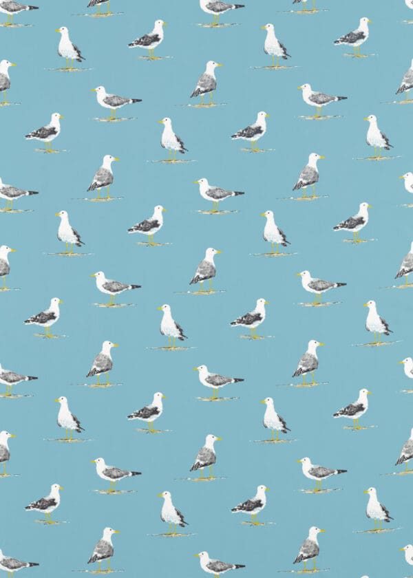 Sanderson Port Isaac Shore Birds Fabric