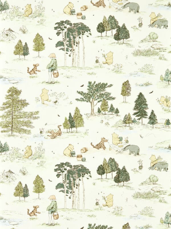 Disney Home for Sanderson Winnie The Pooh Wallpaper