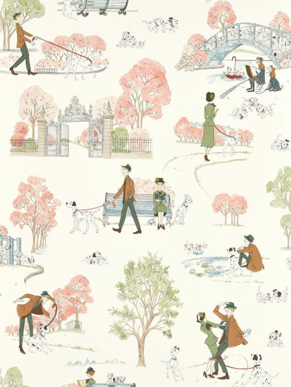 Disney Home for Sanderson 101 Dalmations Wallpaper