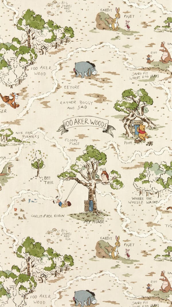 Disney Home for Sanderson Hundred Acre Wood Wallpaper