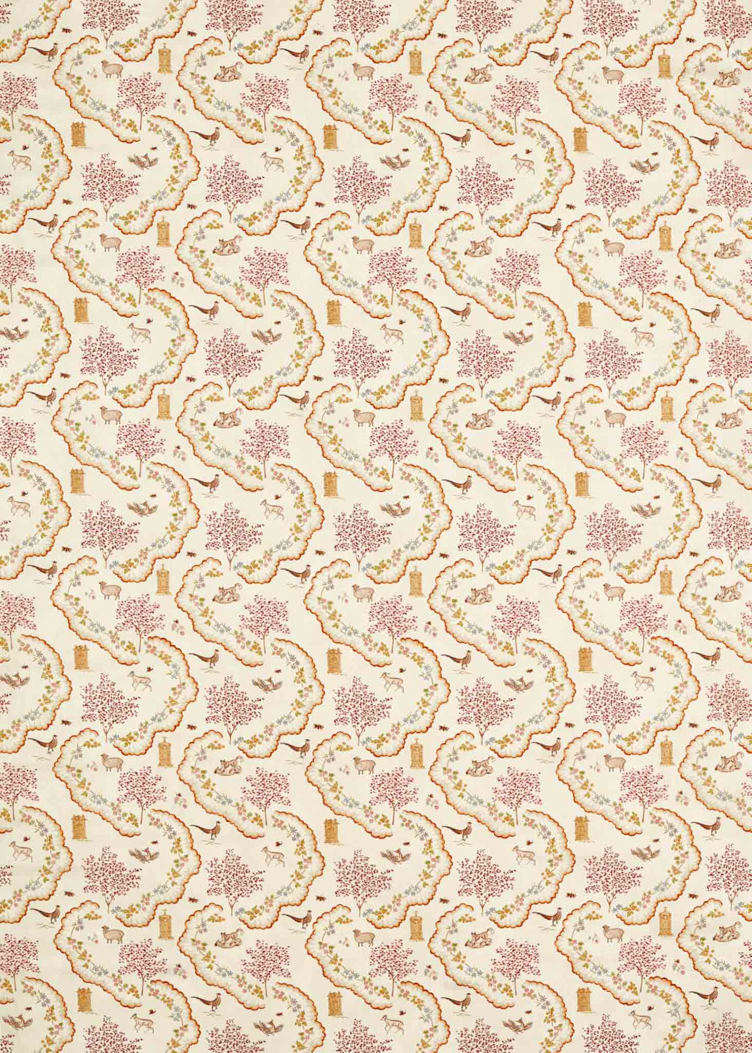Sanderson Highgrove Wildflower Meadow Fabric