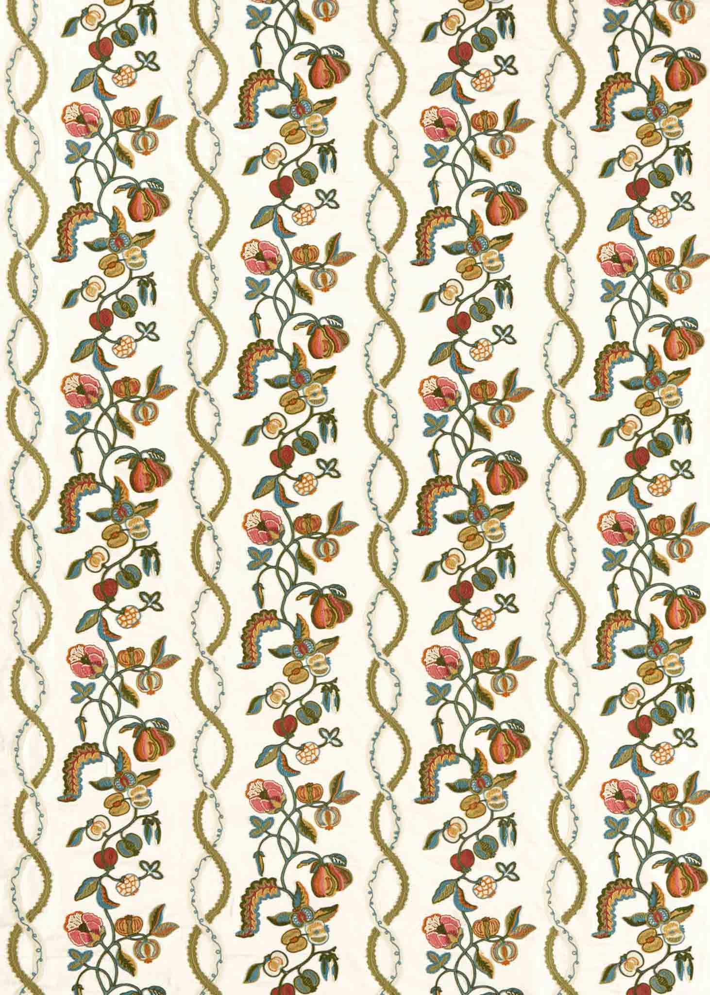 Sanderson Highgrove Kitchen Garden Embroidery Fabric