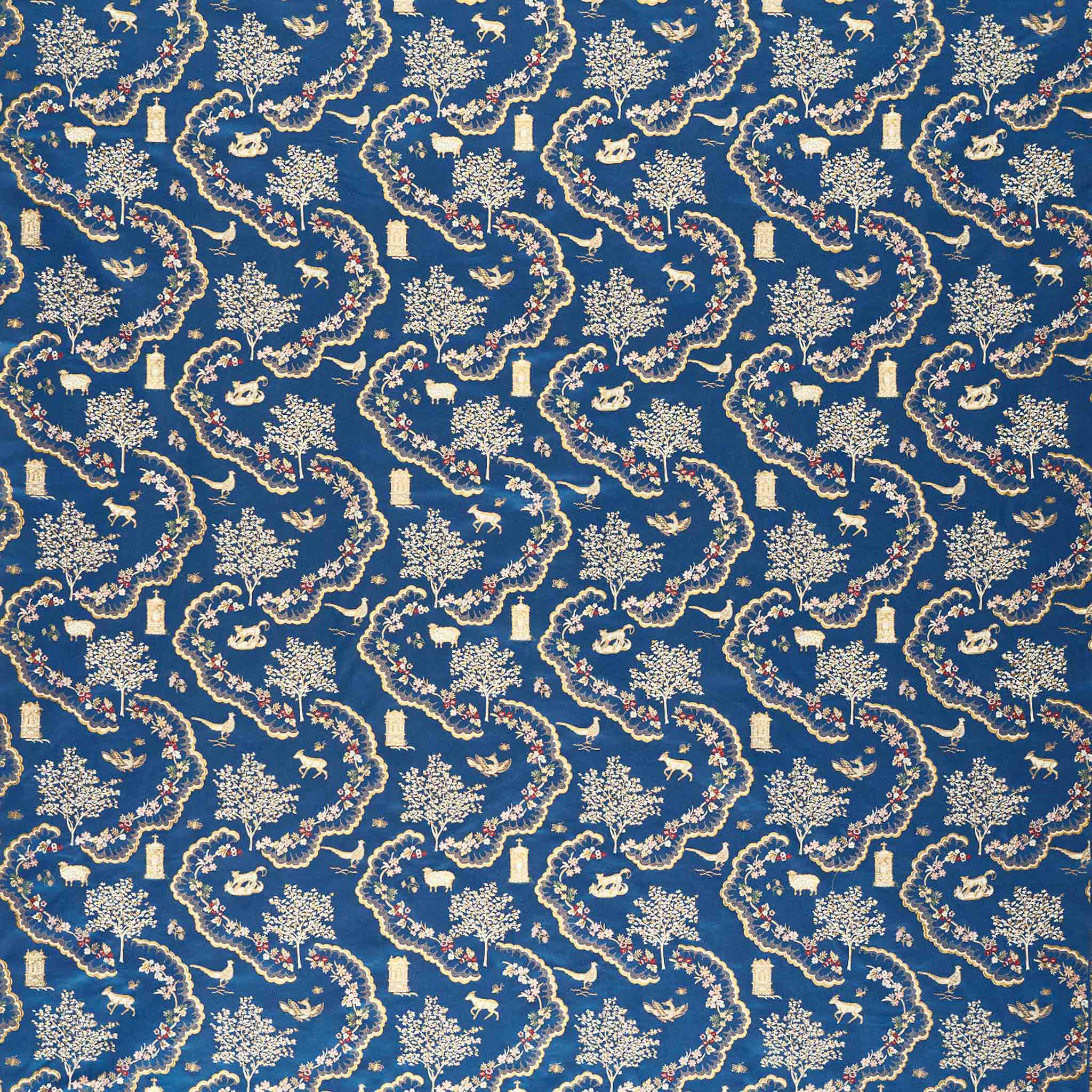 Sanderson Highgrove Wildflower Meadow Brocade Fabric