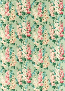 Sanderson One Sixty Hollyhocks Fabric