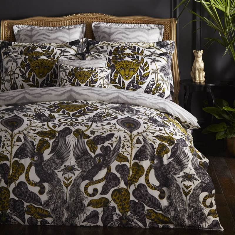 Emma J Shipley for Clarke & Clarke Amazon Duvet Gold