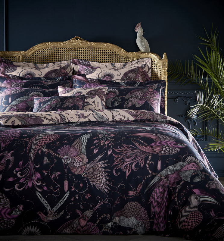 Emma J Shipley for Clarke & Clarke Audobon Duvet Navy