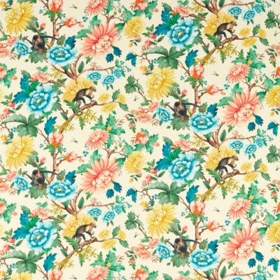 Wedgwood Botanical Wonders Sapphire Garden Fabric