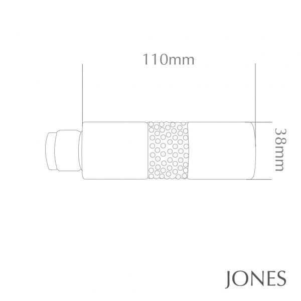 Finial for Jones Lunar 28mm Metal Curtain Pole with Tiffany Finials