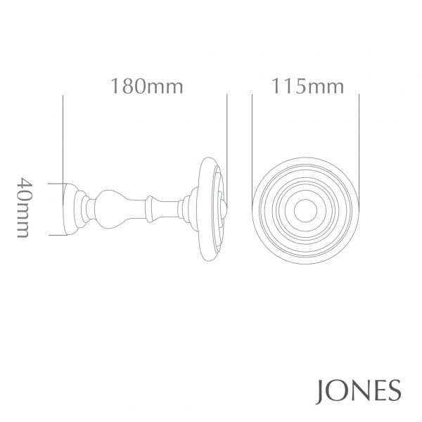 Jones Seychelles Handcrafted 40mm Holdbacks