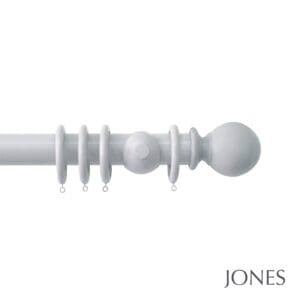Jones Estate Handcrafted 50mm Wooden Curtain Pole Ball