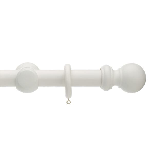 Rolls Honister Ball 35mm Wood Curtain Pole