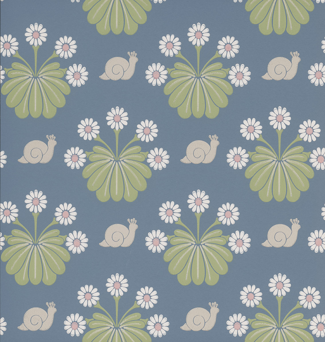 Little Greene Burges Snail Wallpaper