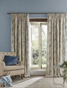 Laura Ashley Pussy Willow Lined Pencil Pleat Curtains