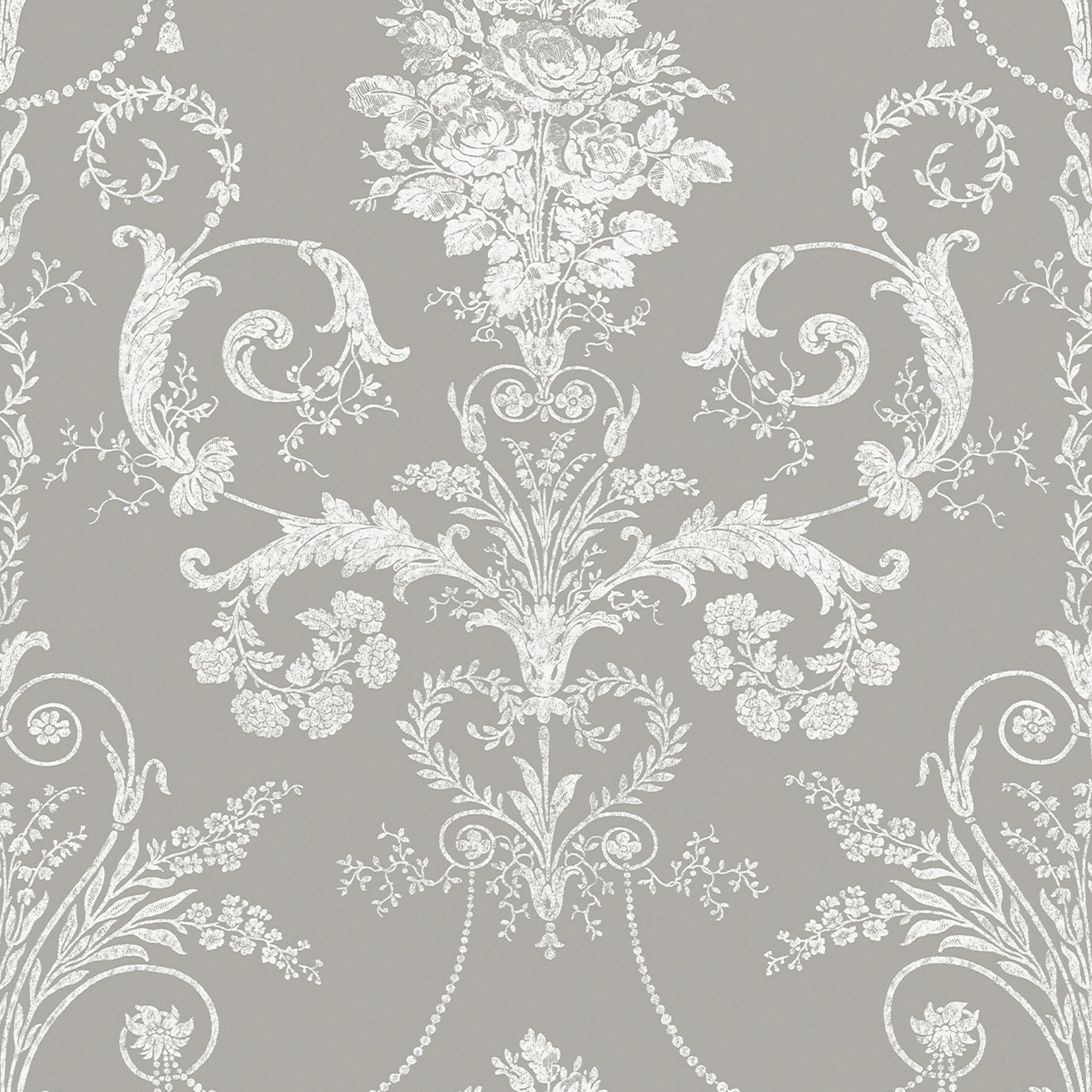 White wallpaper with grey pattern new arrivals