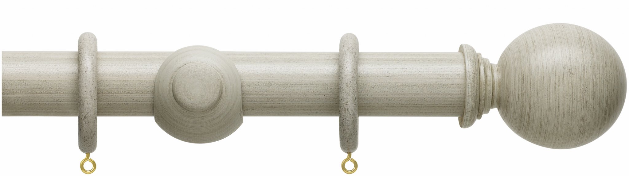 Hallis Origins 45mm Corded Wooden Curtain Pole Ball