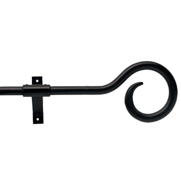 Artisan Wrought Iron 16mm Bay Curtain Pole Crozier