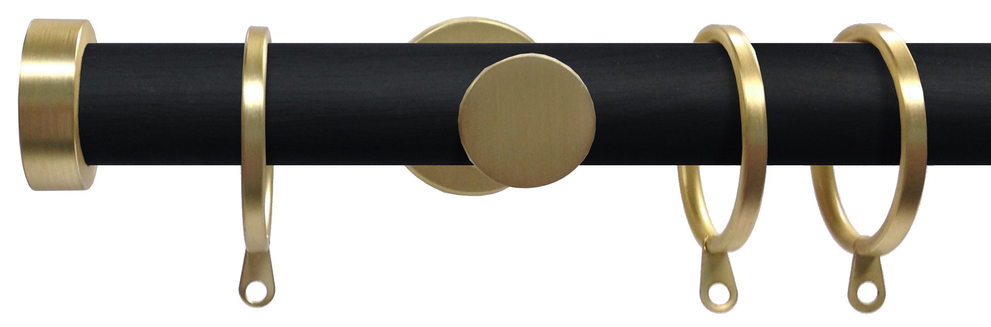 Swish Soho Stud 28mm Wood Curtain Pole