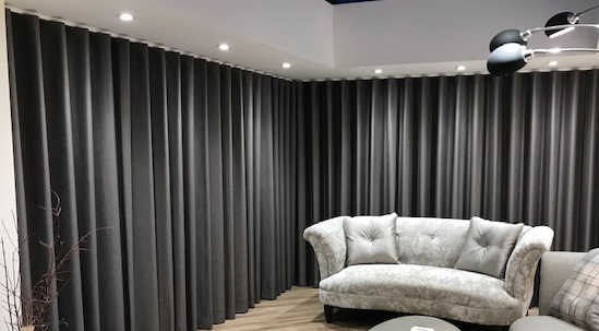 Made to Measure Curtains and Roman Blinds – a hand made finish.