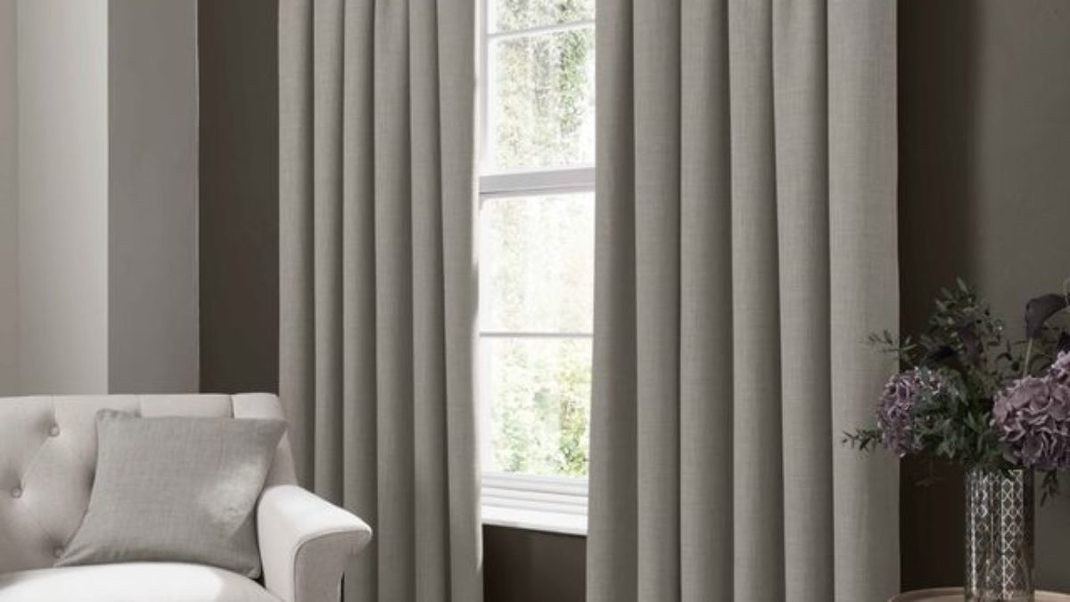 One Pair Of STUDIO G Lined Semi-Plain Elba Eyelet Or Pencil Pleat Curtains One Pair Of STUDIO G Lined Semi-Plain Elba Eyelet Or Pencil Pleat Curtains