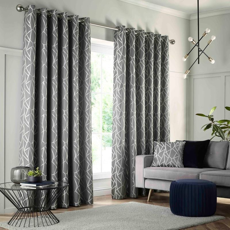 Studio G Como Lined Eyelet Curtains