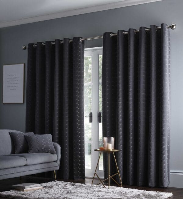 Studio G Lucca Lined Eyelet Curtains