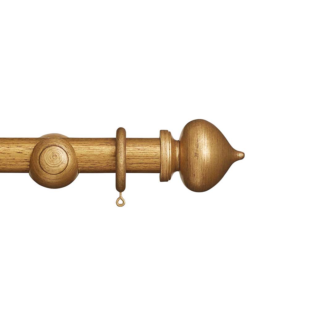 Rolls Museum 35mm Wooden Curtain Pole Florence