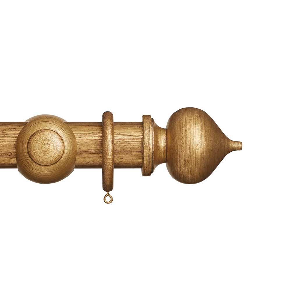Rolls Museum 45mm Wooden Curtain Pole Florence
