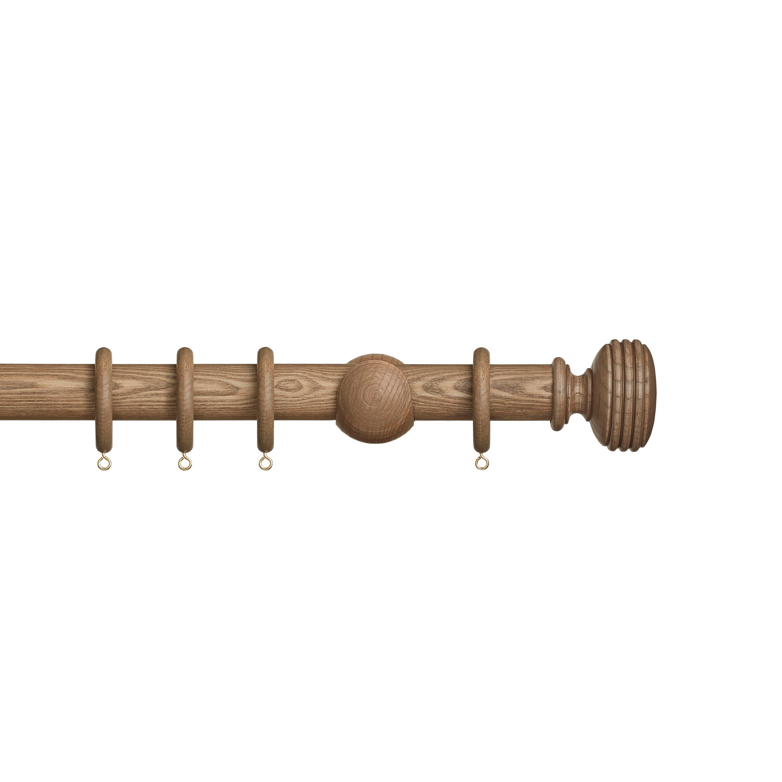 Hallis Hudson Eden Ellipse 35mm Wooden Curtain Pole