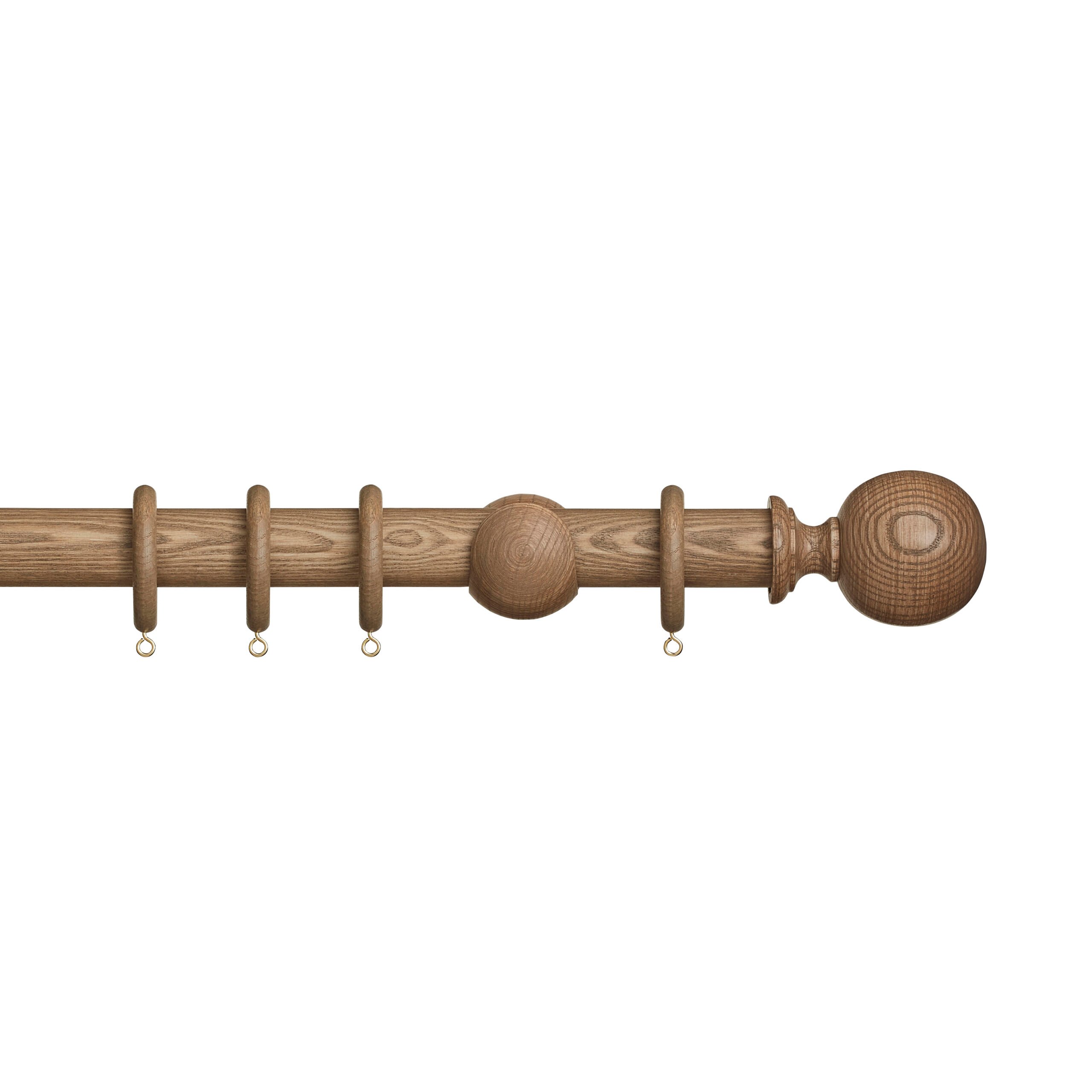Hallis Hudson Eden Ball 35mm Wooden Curtain Pole