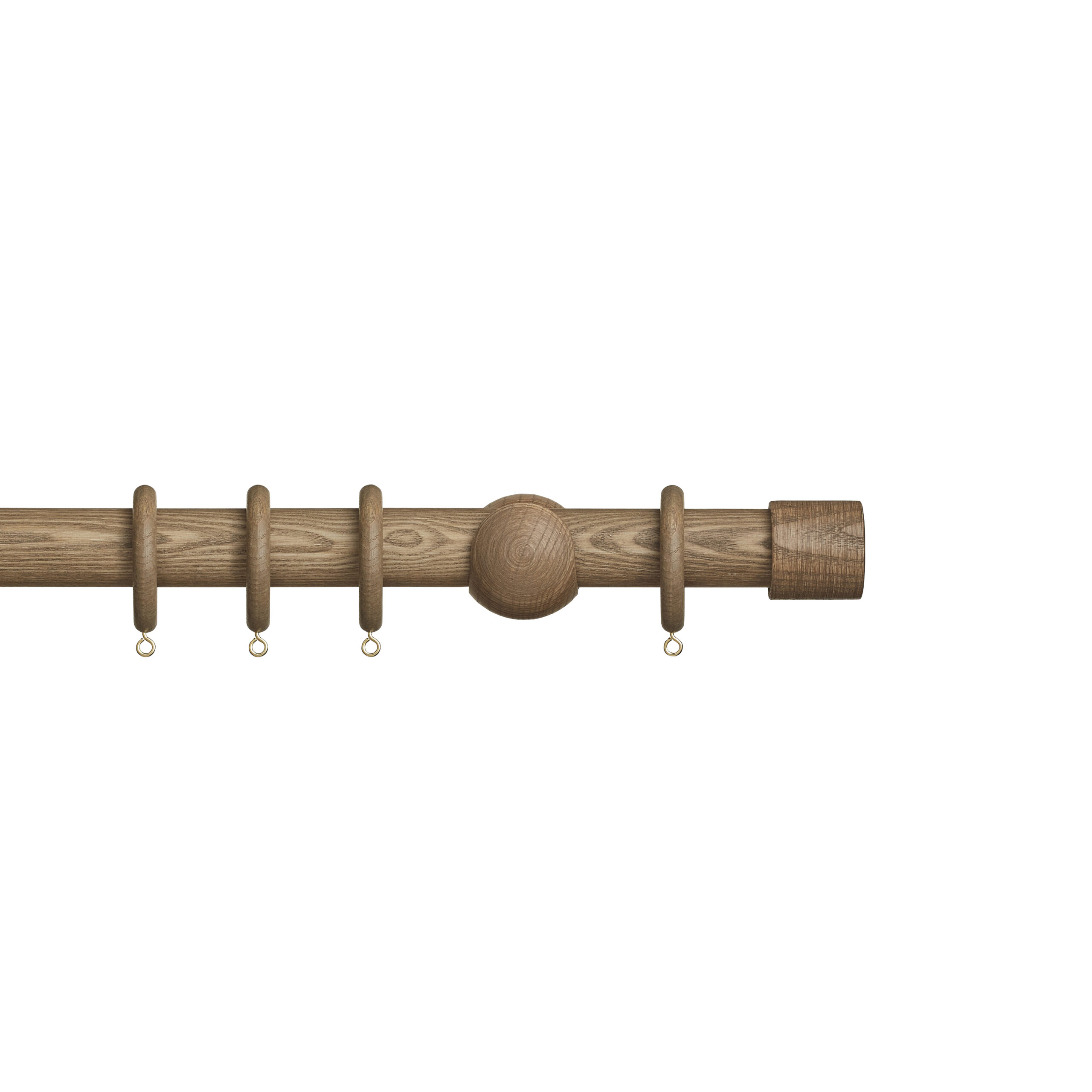 Hallis Hudson Eden End Cap 35mm Wooden Curtain Pole