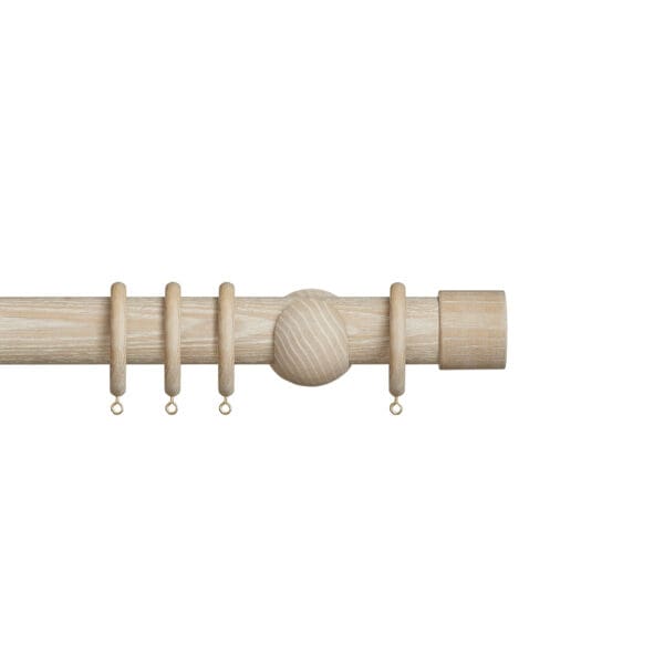 Hallis Hudson Eden End Cap 45mm Wooden Curtain Pole