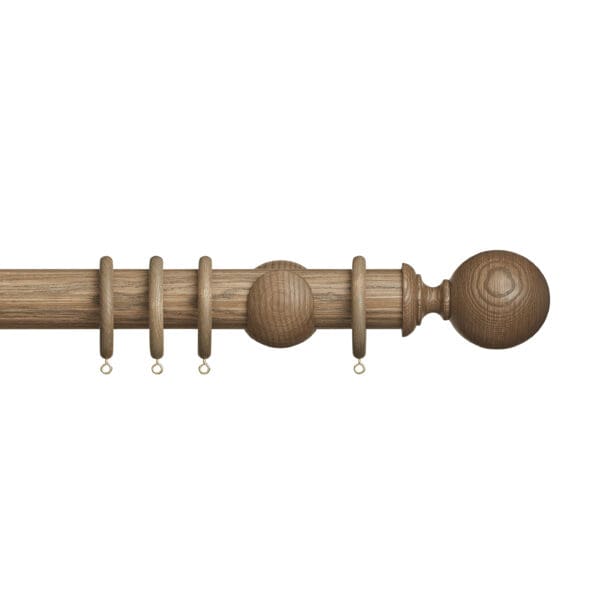 Hallis Hudson Eden Ball 45mm Wooden Curtain Pole