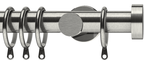 Integra Elements 28mm Stud Metal Curtain Pole