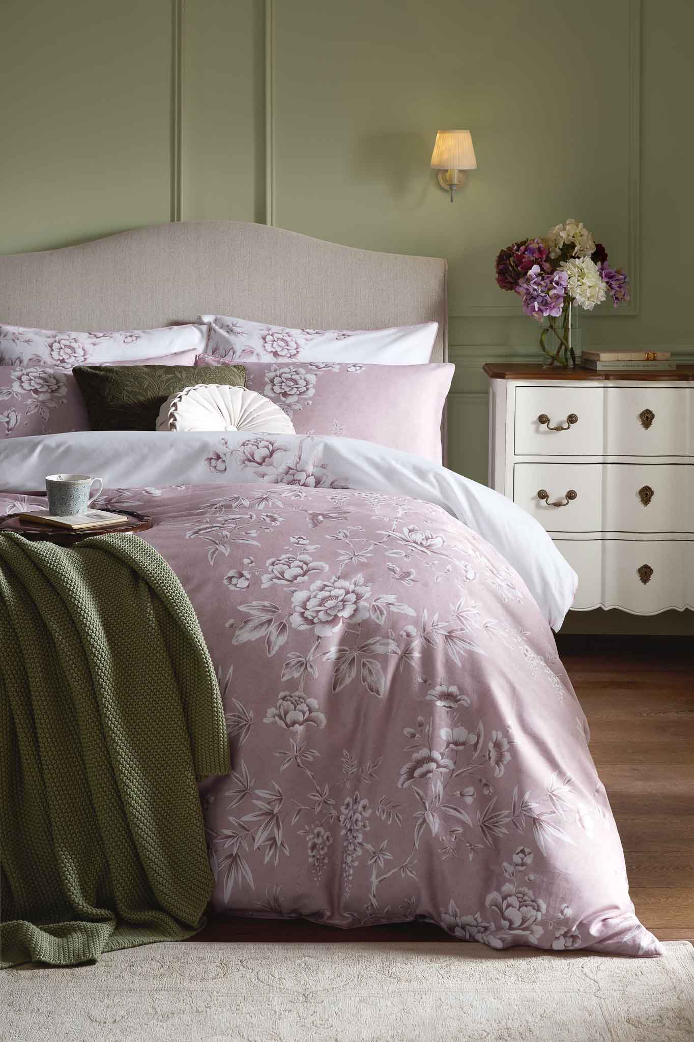 Laura Ashley Rowsham Garden Duvet Cover and Pillowcase Set