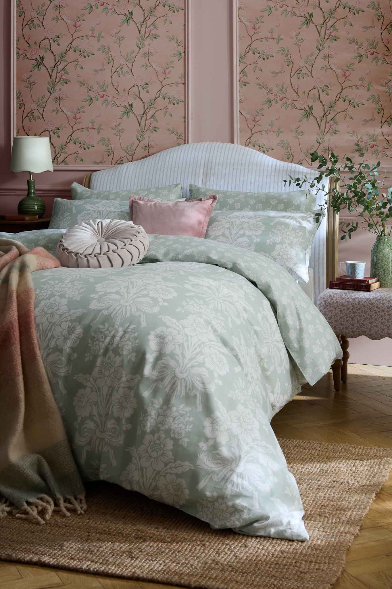 Laura Ashley Tatton Duvet Cover and Pillowcase Set