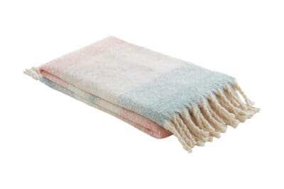 Laura Ashley Ortonby Throw - Plaster Pink