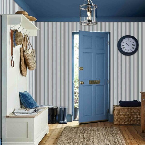 Laura Ashley Farnworth Stripe Wallpaper