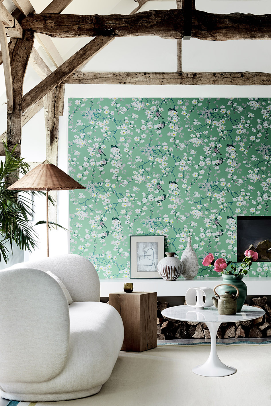 Little Greene Massingberd Blossom Wallpaper