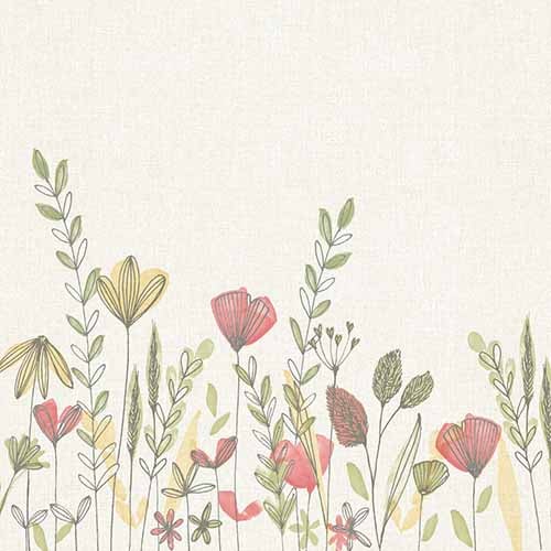The Home Of Interiors No Drill Roller Blinds Wild Garden Poppy