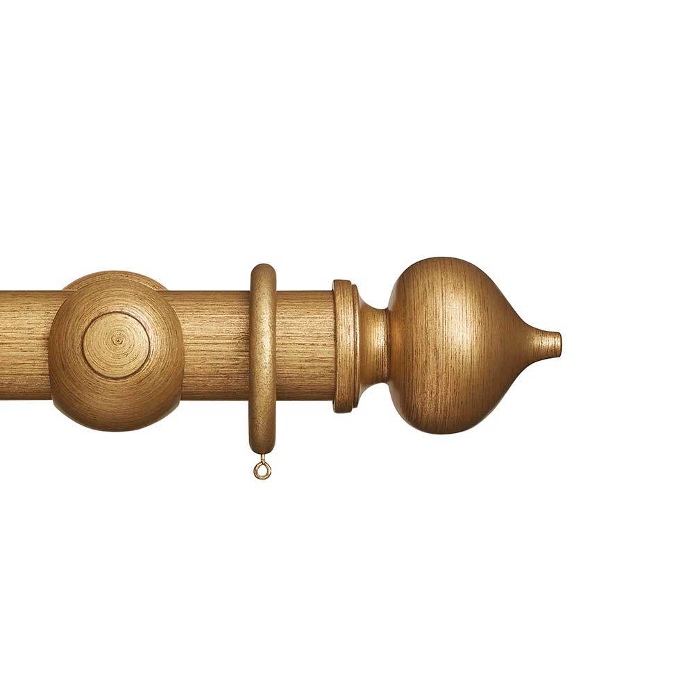 Rolls Museum 55mm Wooden Curtain Pole Florence